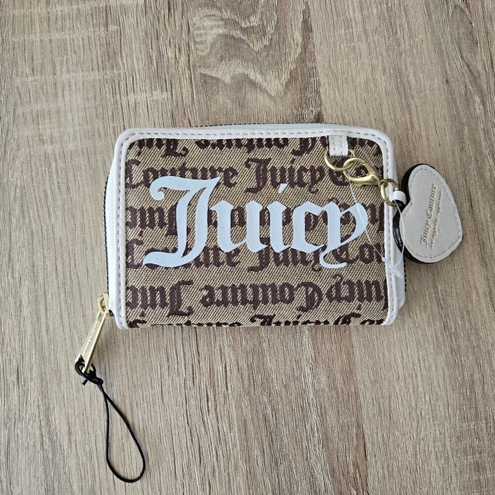 Juicy Couture canvas brown wallet